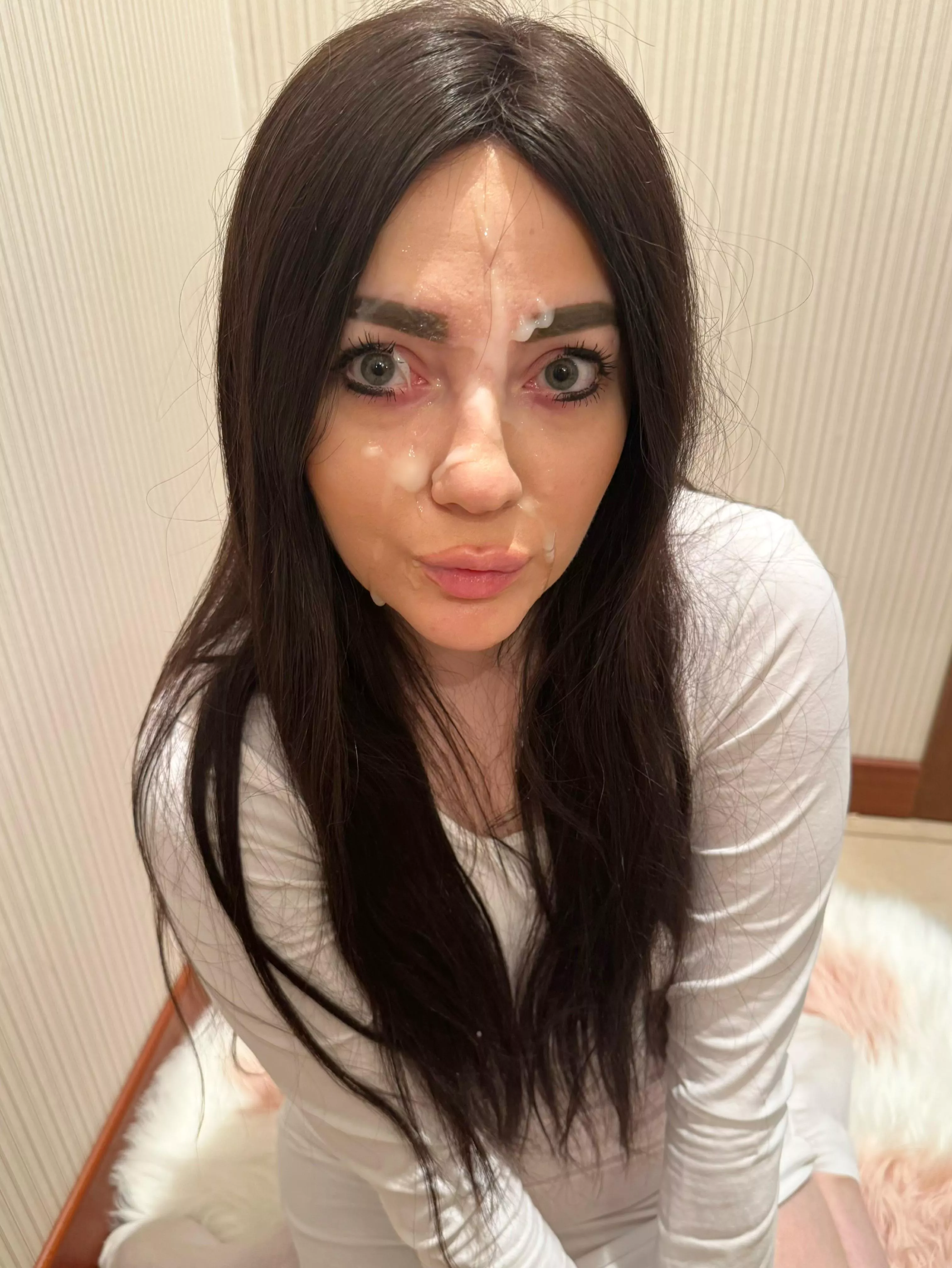 Enjoying the surprise on my face