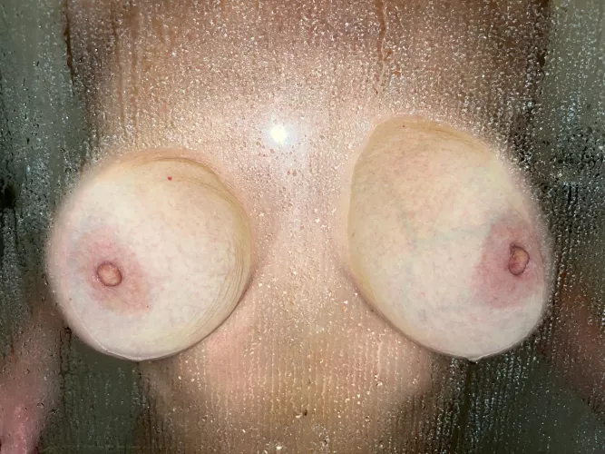 Getting all cleaned after being wild