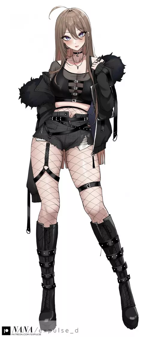 Goth Girl Thighs