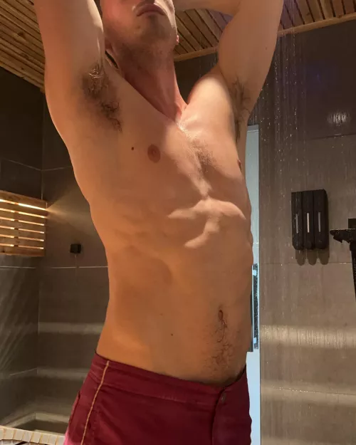 Love the way the shower feels after a steam.