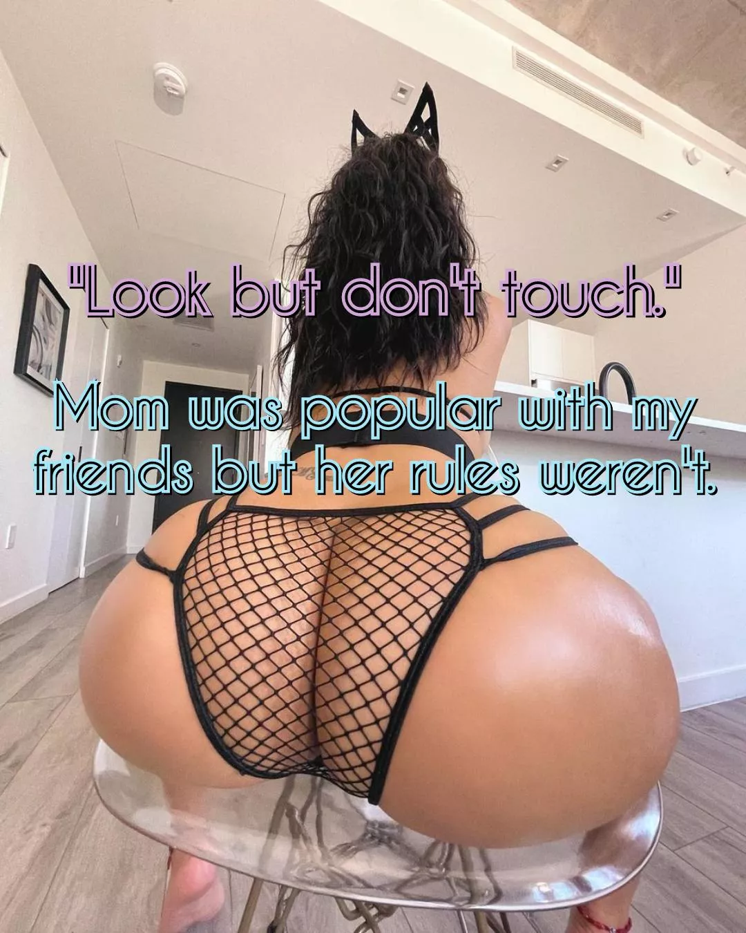 Mom loves being eye candy