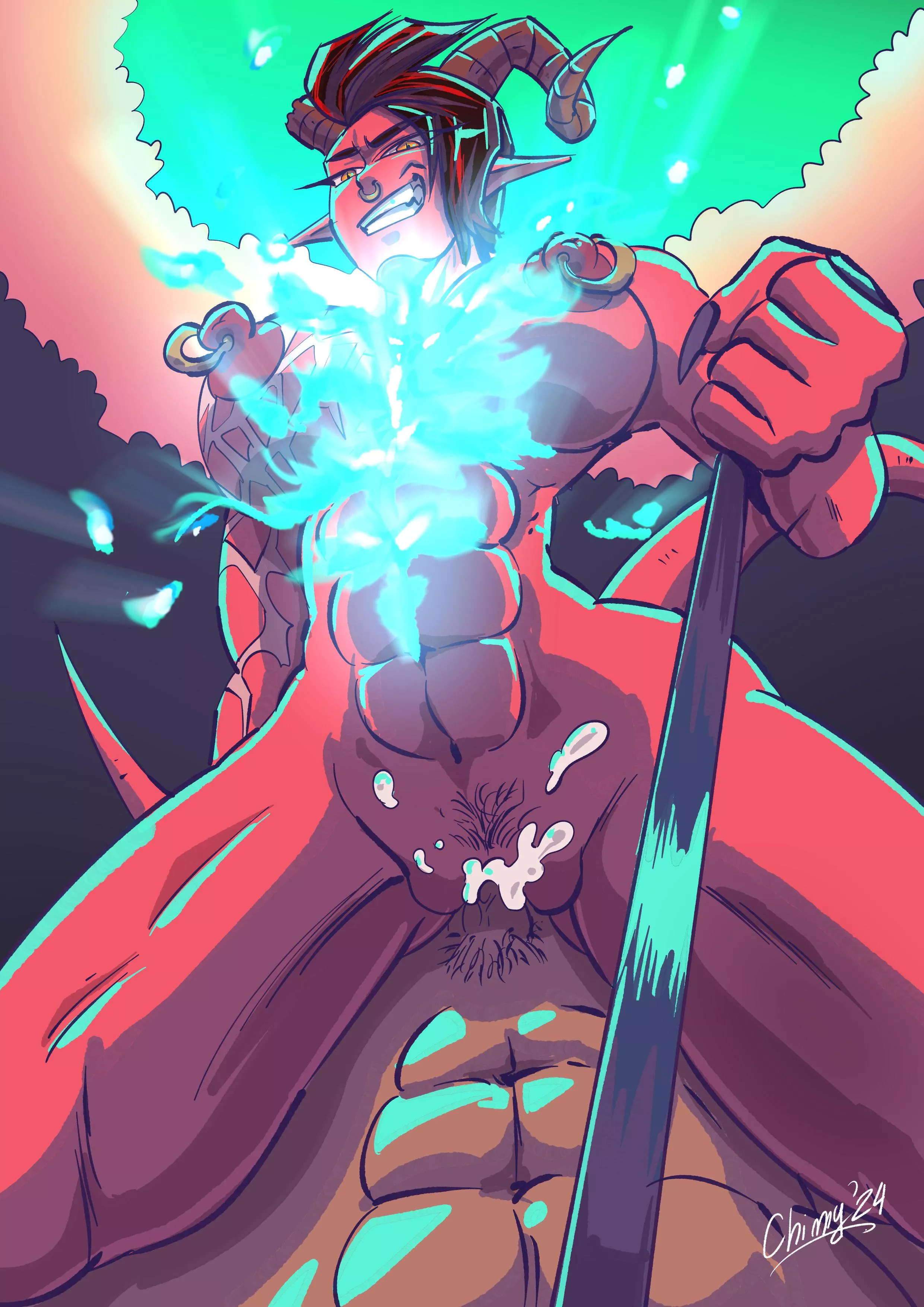 POV: Karlach likes you too much (Full Colour) from ChimyArt ;)