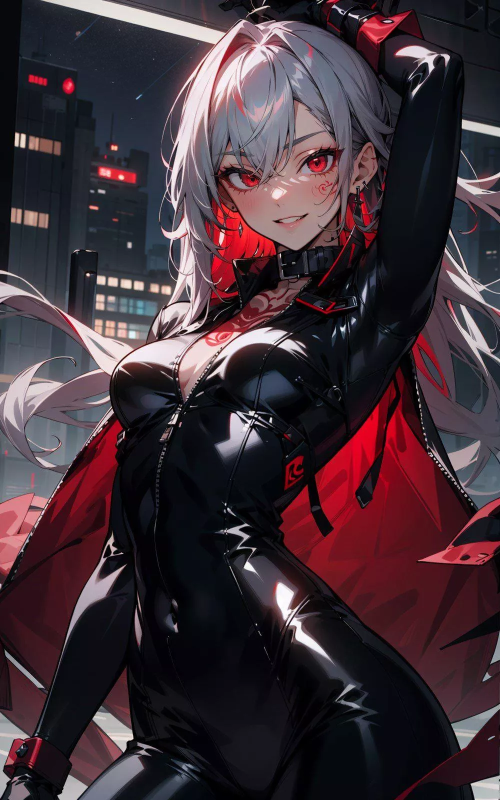 Rider Suit & Red Cape