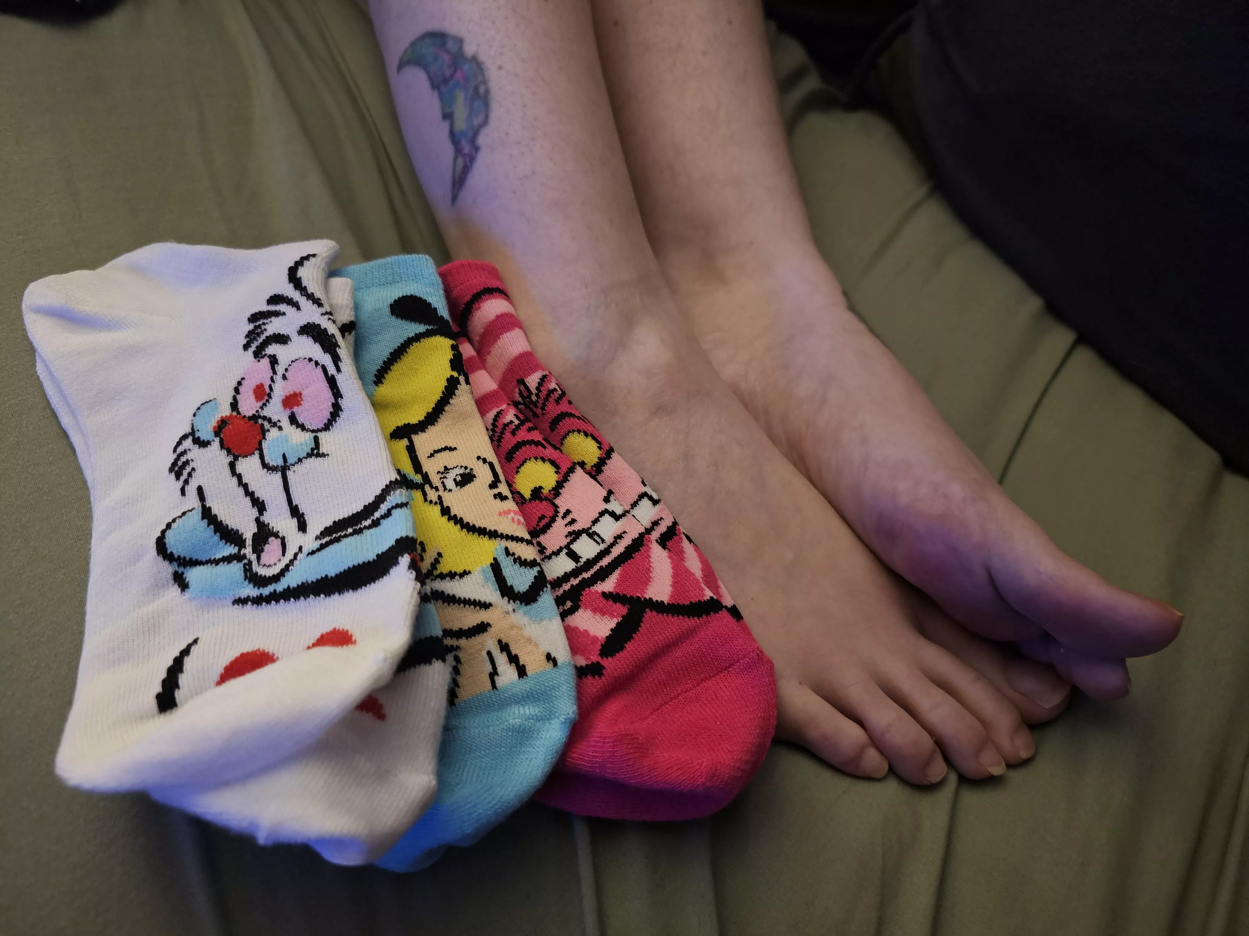 Showing of my new socks