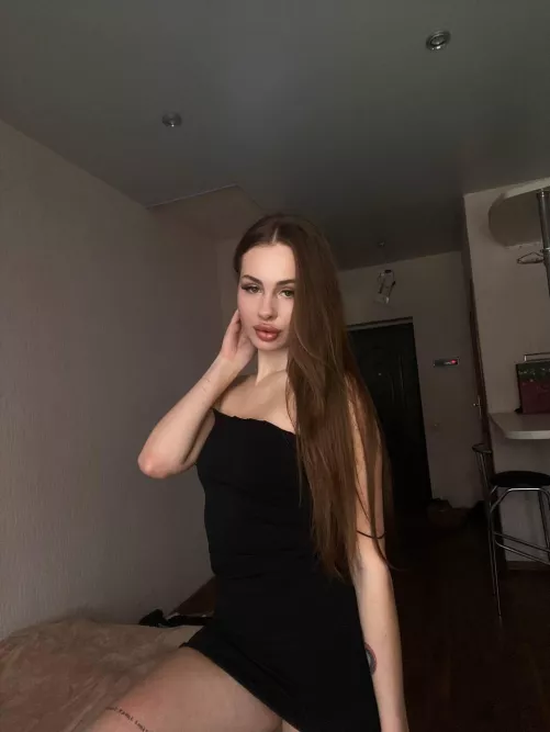 The black dress I'm wearing to a friend's party tonight