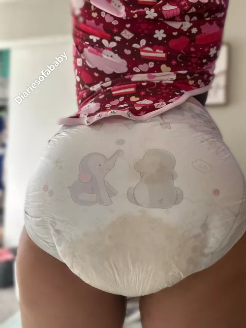 These diapers are my favorite🥺💕 see I’ve been a good girl