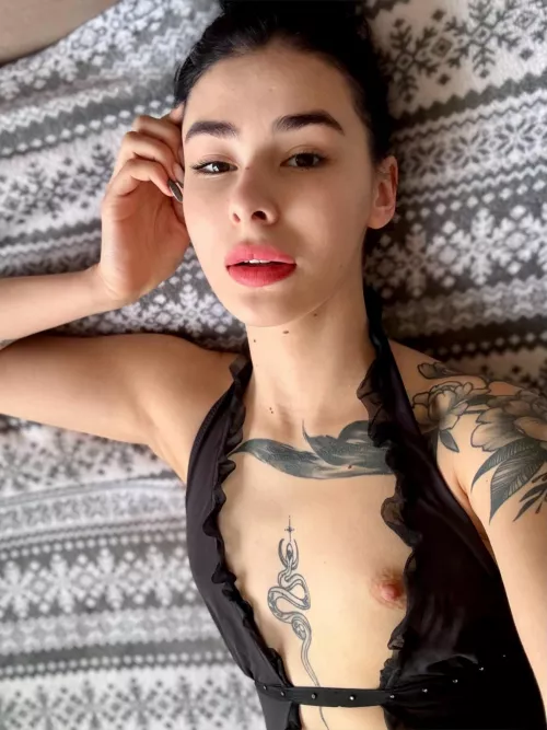 They're small, but hard enough to nip with your lips