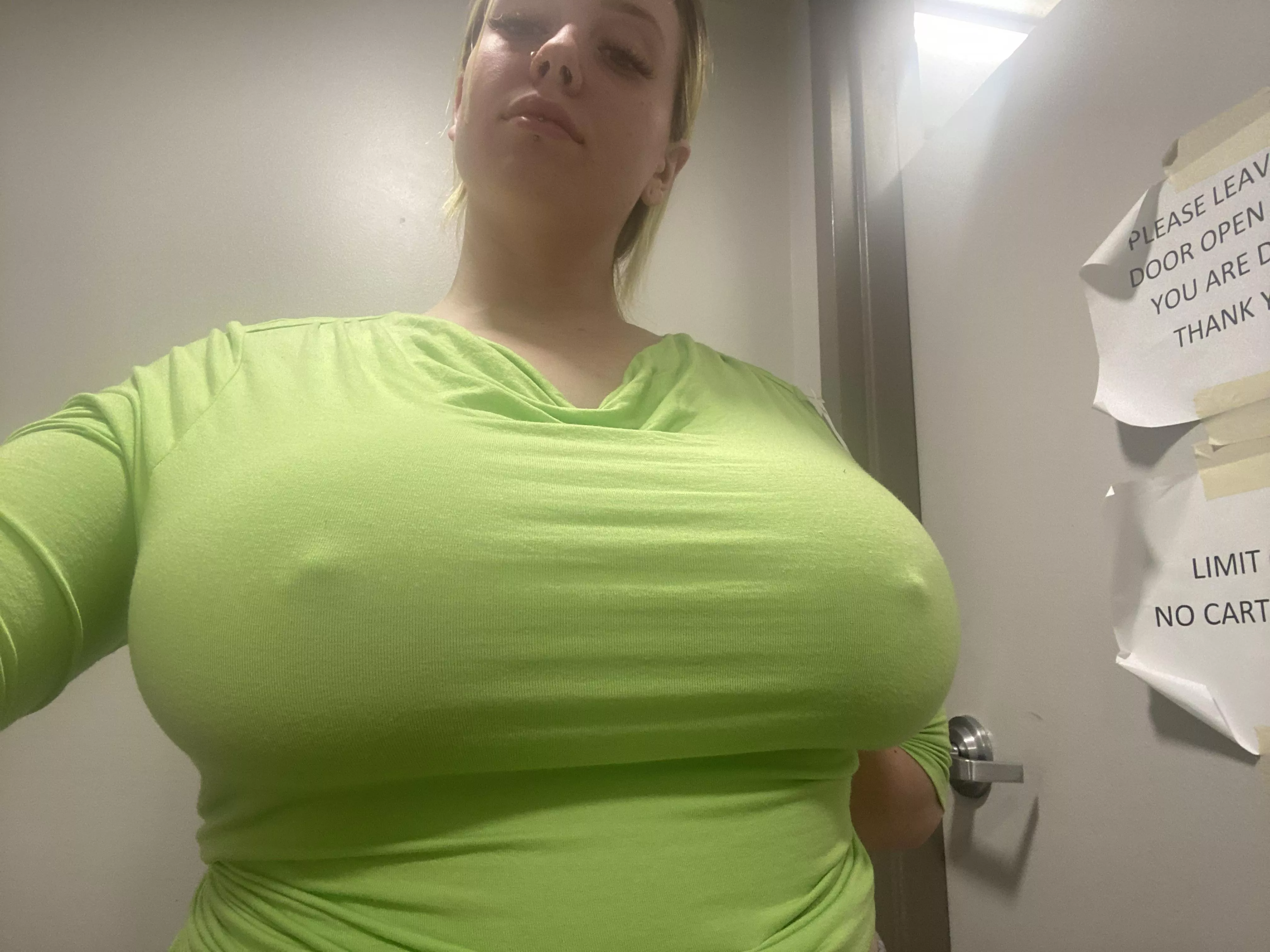 This top may be a little too tight but definitely don’t need a bra