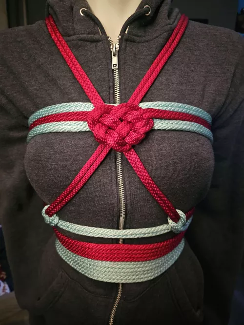 Valentines Inspired! Heart Knot with some simplistic wraps