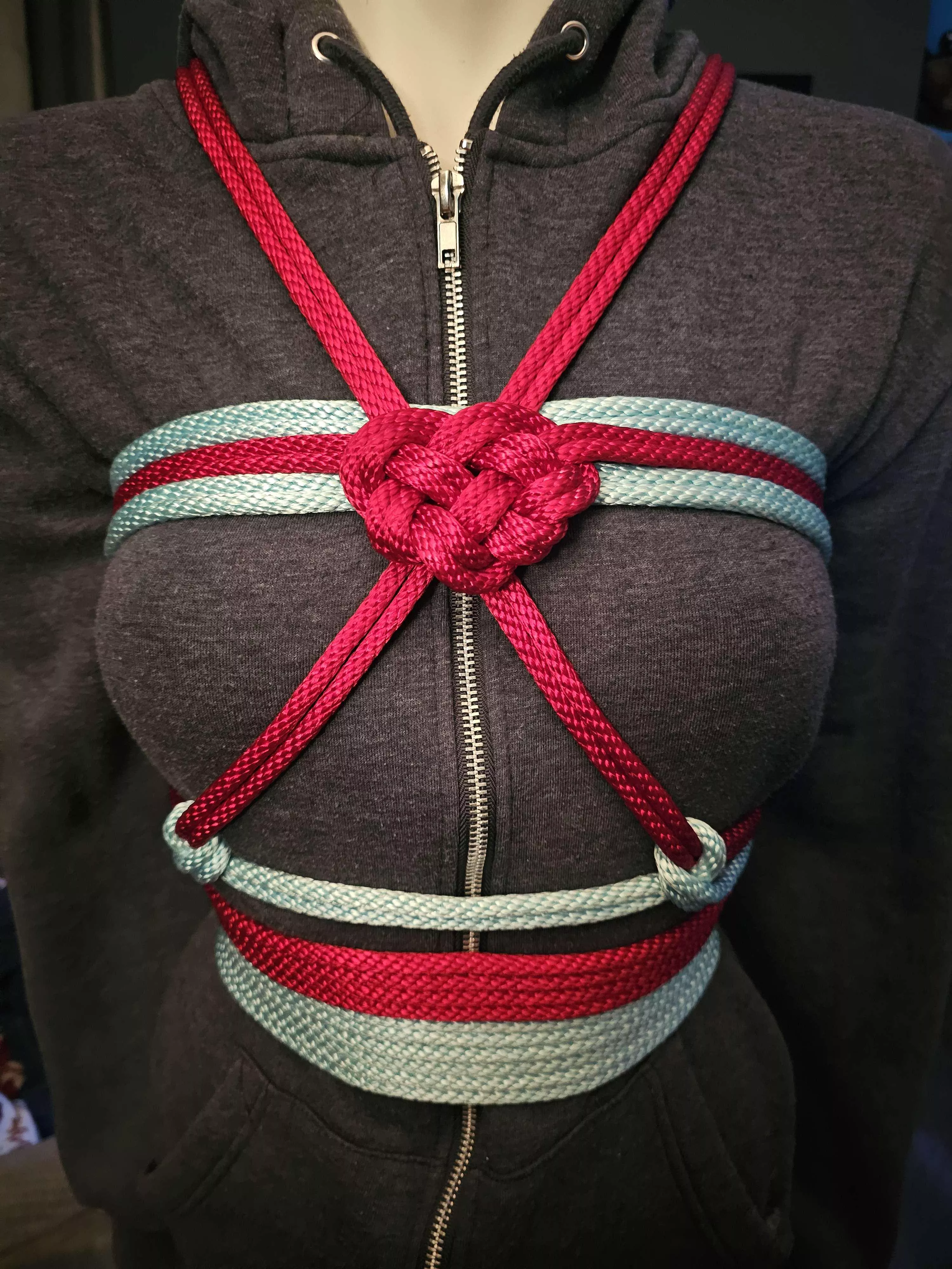 Valentines Inspired! Heart Knot with some simplistic wraps