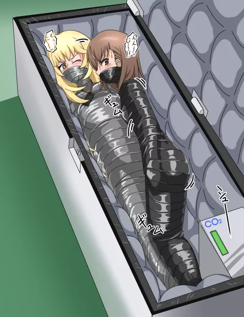 Your co-workers got tired of you two always arguing and decided to give you a team building exercise together