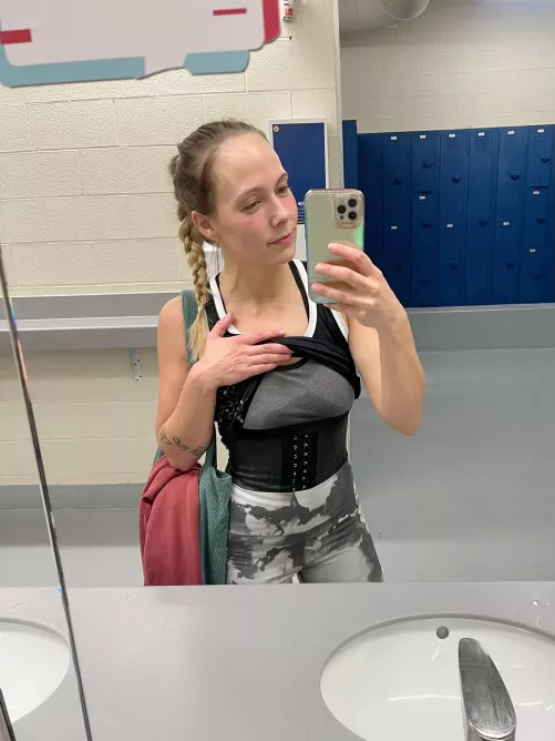 6 miles in my trainer… I had to hang it out to dry