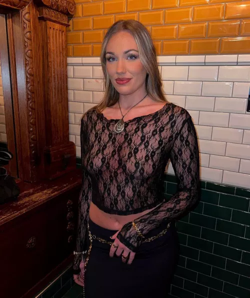 Cant get enough of sheer tops