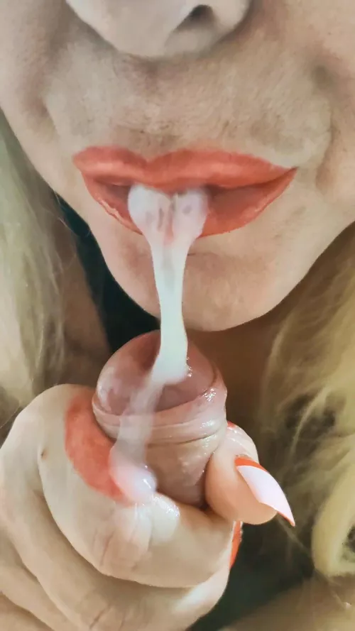 I'm used to swallowing everything