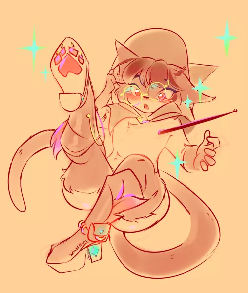 little witch ! quick drawing by me @pegasiste506 on twitter