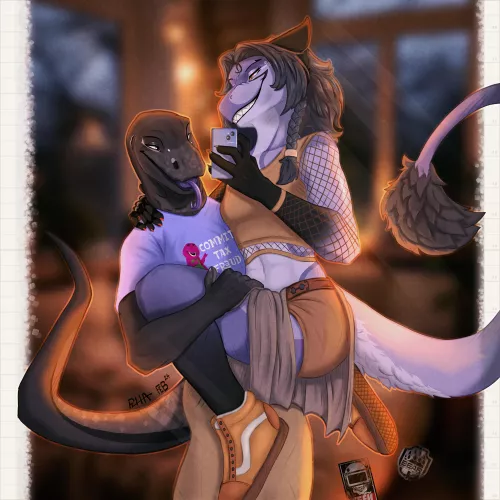 Mirror Selfie (Art by Me)