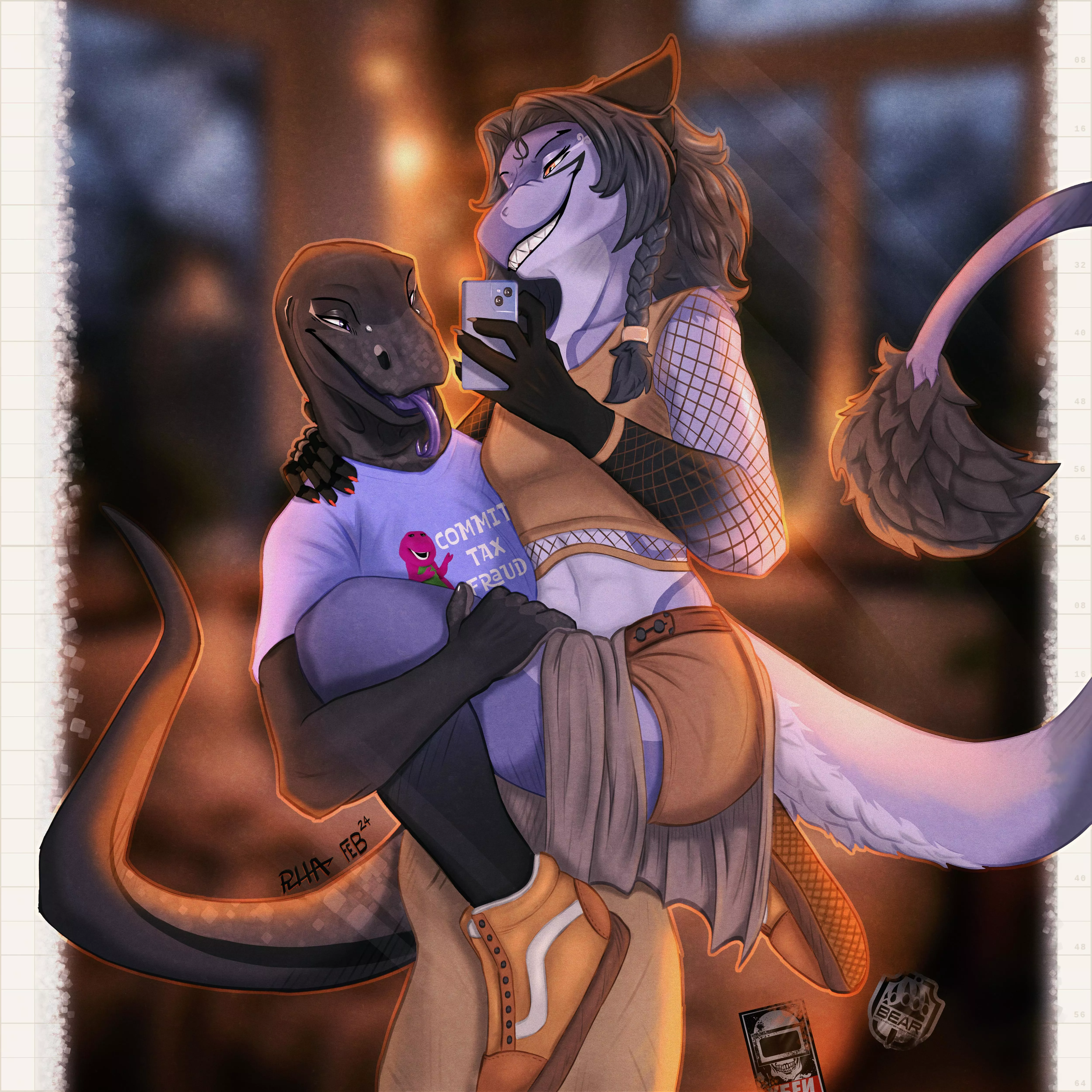 Mirror Selfie (Art by Me)