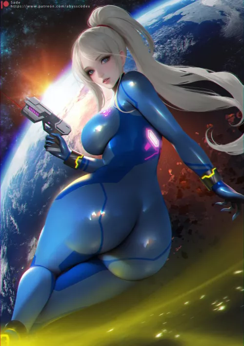 Sexy Zero suit artwork by (Sade Abyss)
