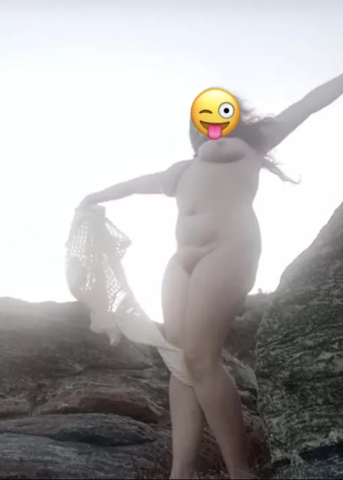 Showing all on windy beach