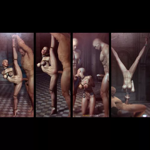 SPREAD, KNEEL & SUCK