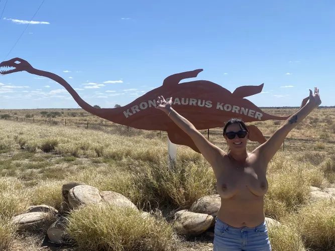 Titty flashing for the tourists