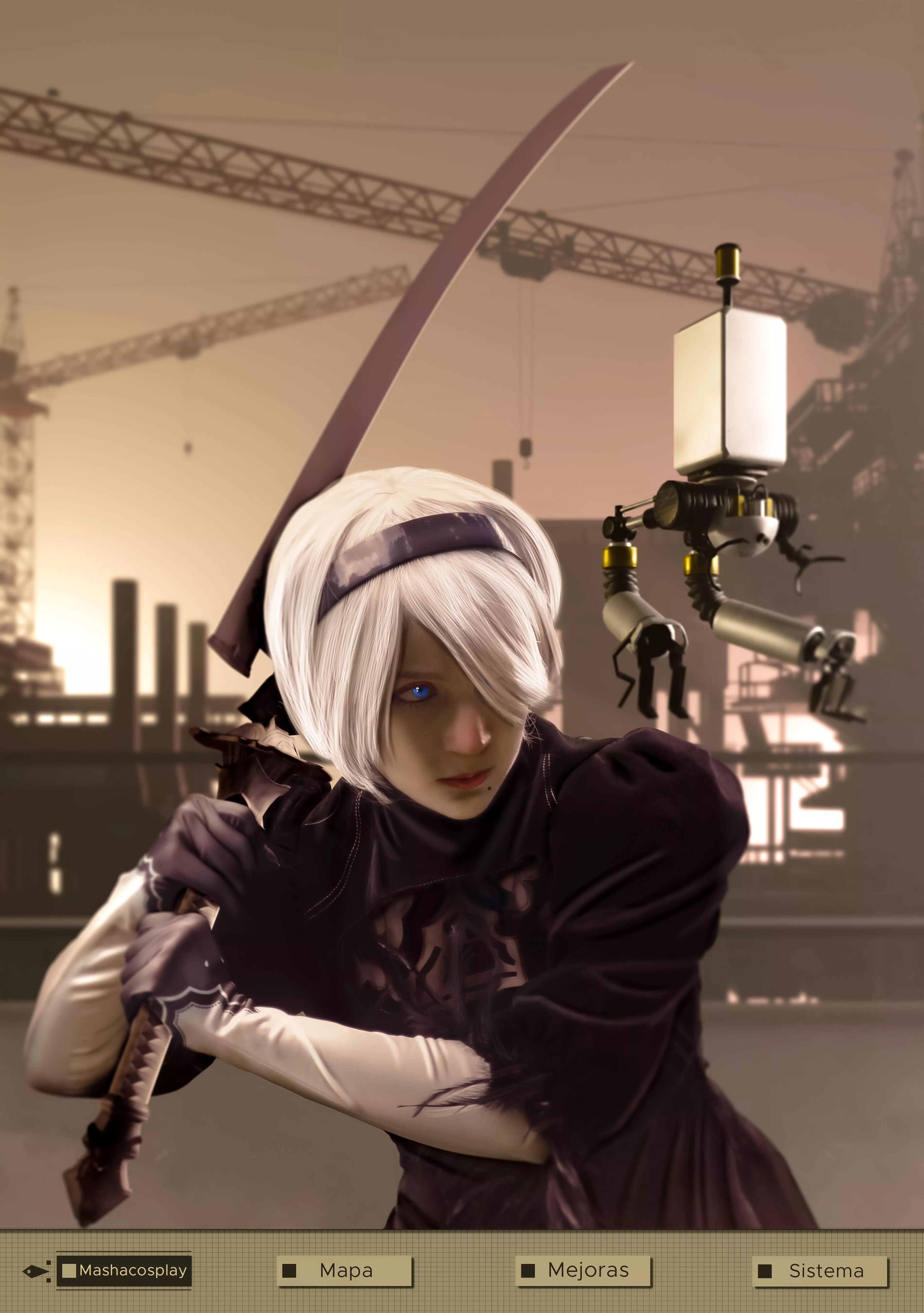 2B cosplay by MashaCosplay