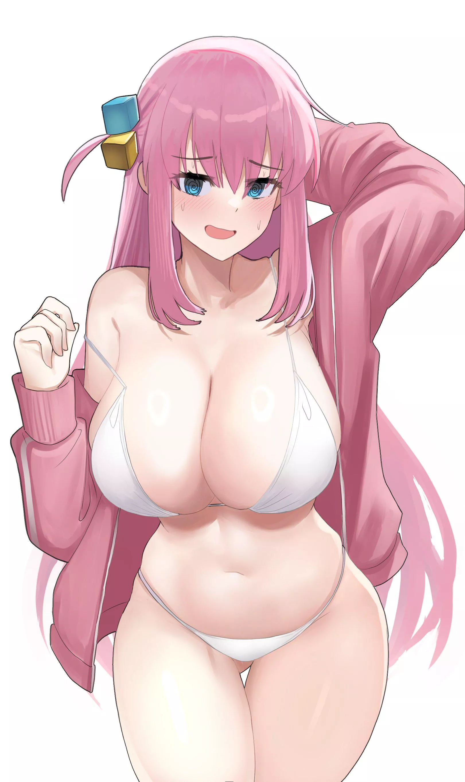 Bocchi's White Bikini (Bocchi The Rock)