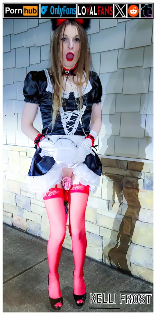 Caged! Plugged! Exposed! And IN PUBLIC!!!