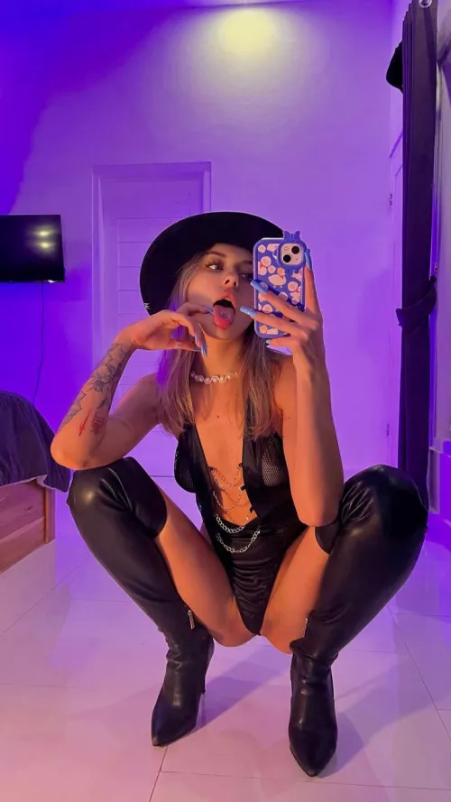 Did you see the wet puddle between my legs?