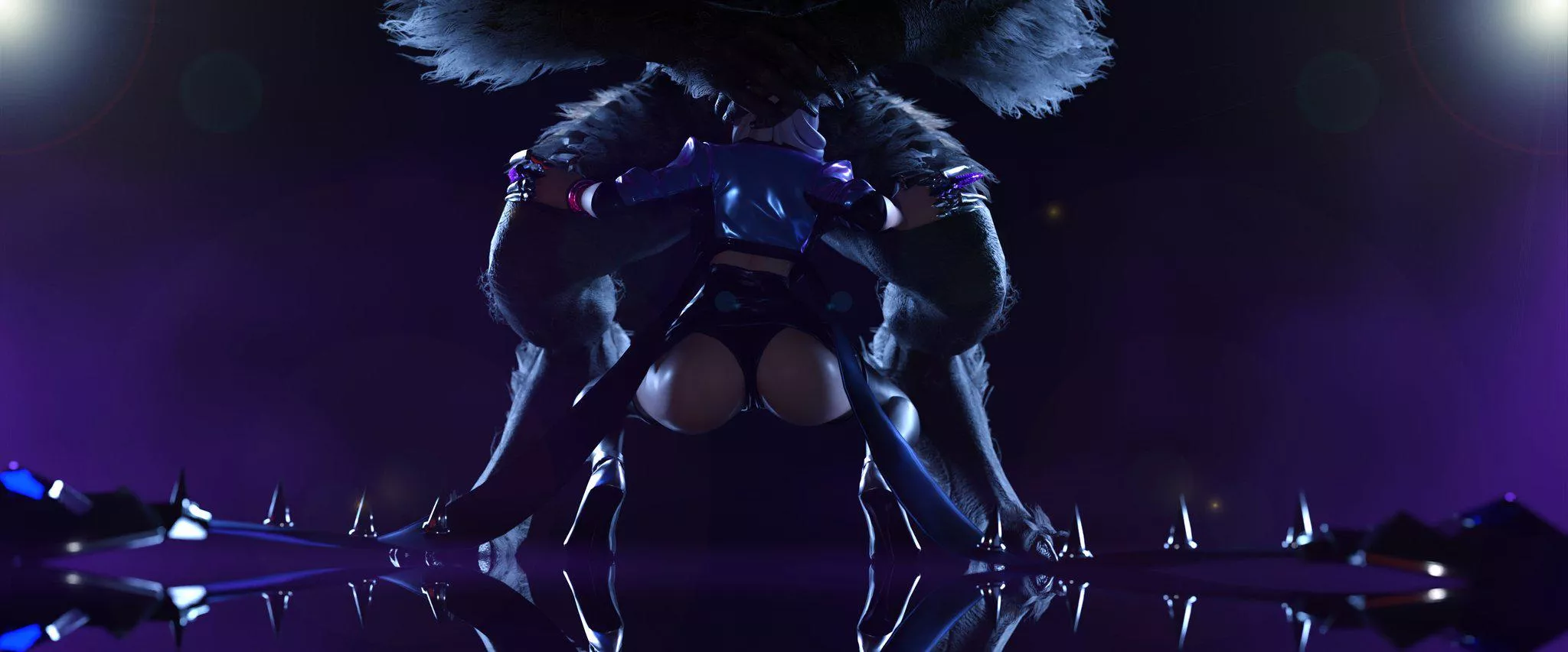 Evelynn X Werewolf. (MadCat_MKII)