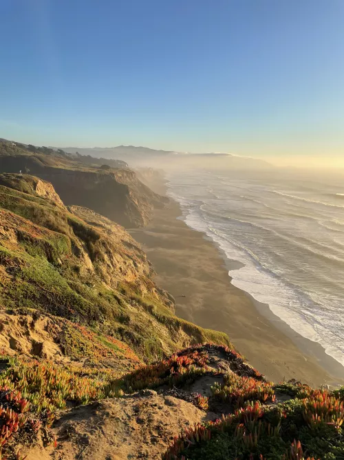 Golden sunset in Pacifica