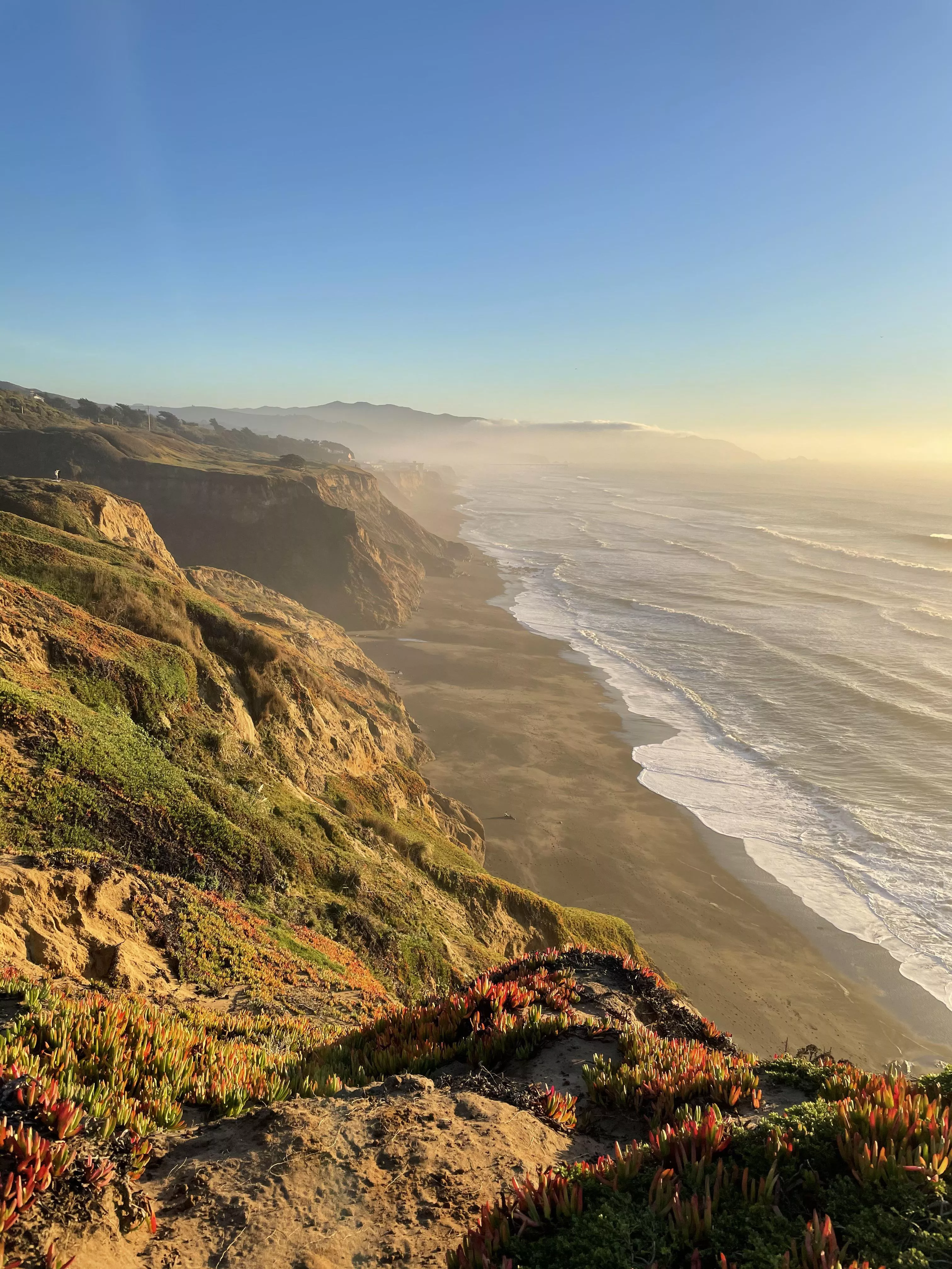 Golden sunset in Pacifica
