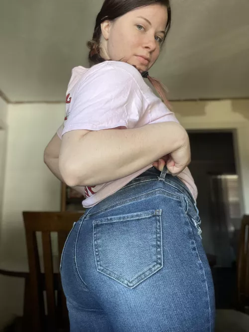 I usually don’t wear jeans, but when I do…