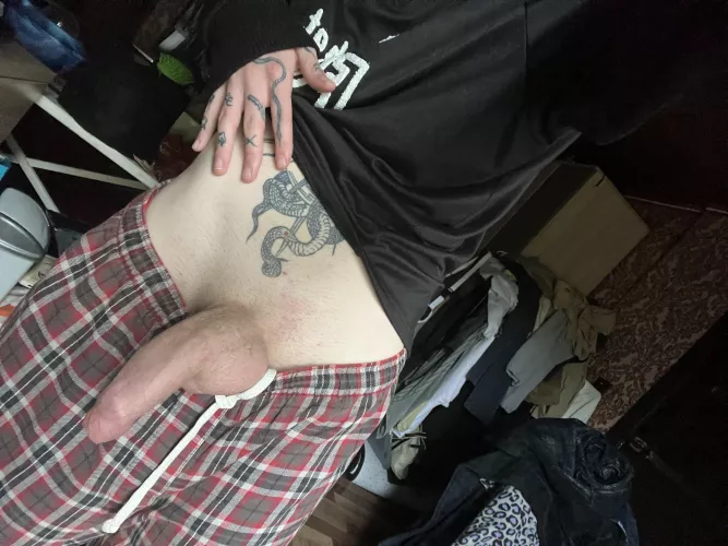 It was very difficult to keep it in my pants😰