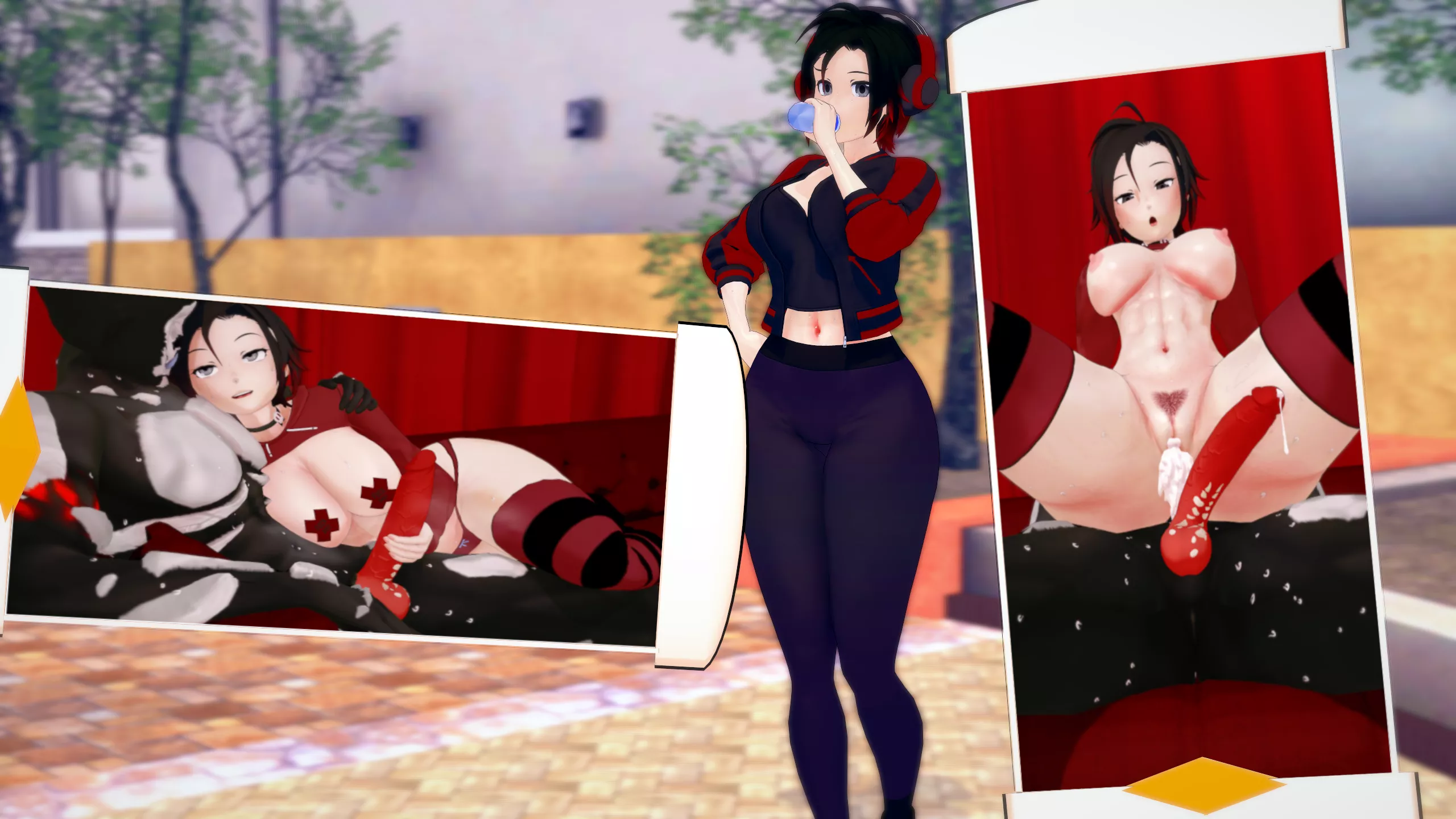 Ruby wonders what they're looking at (Ricochet4D)