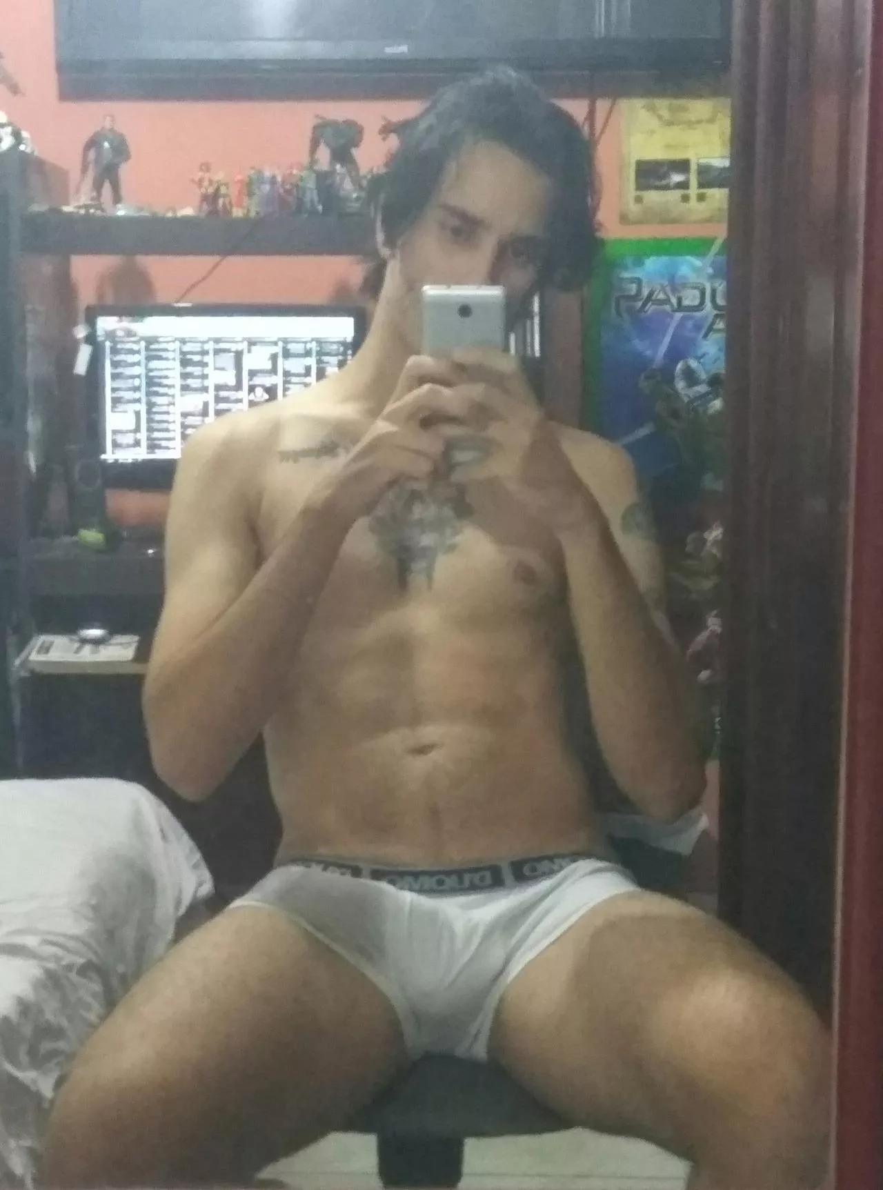 What would you say if you were sitted on my lap?