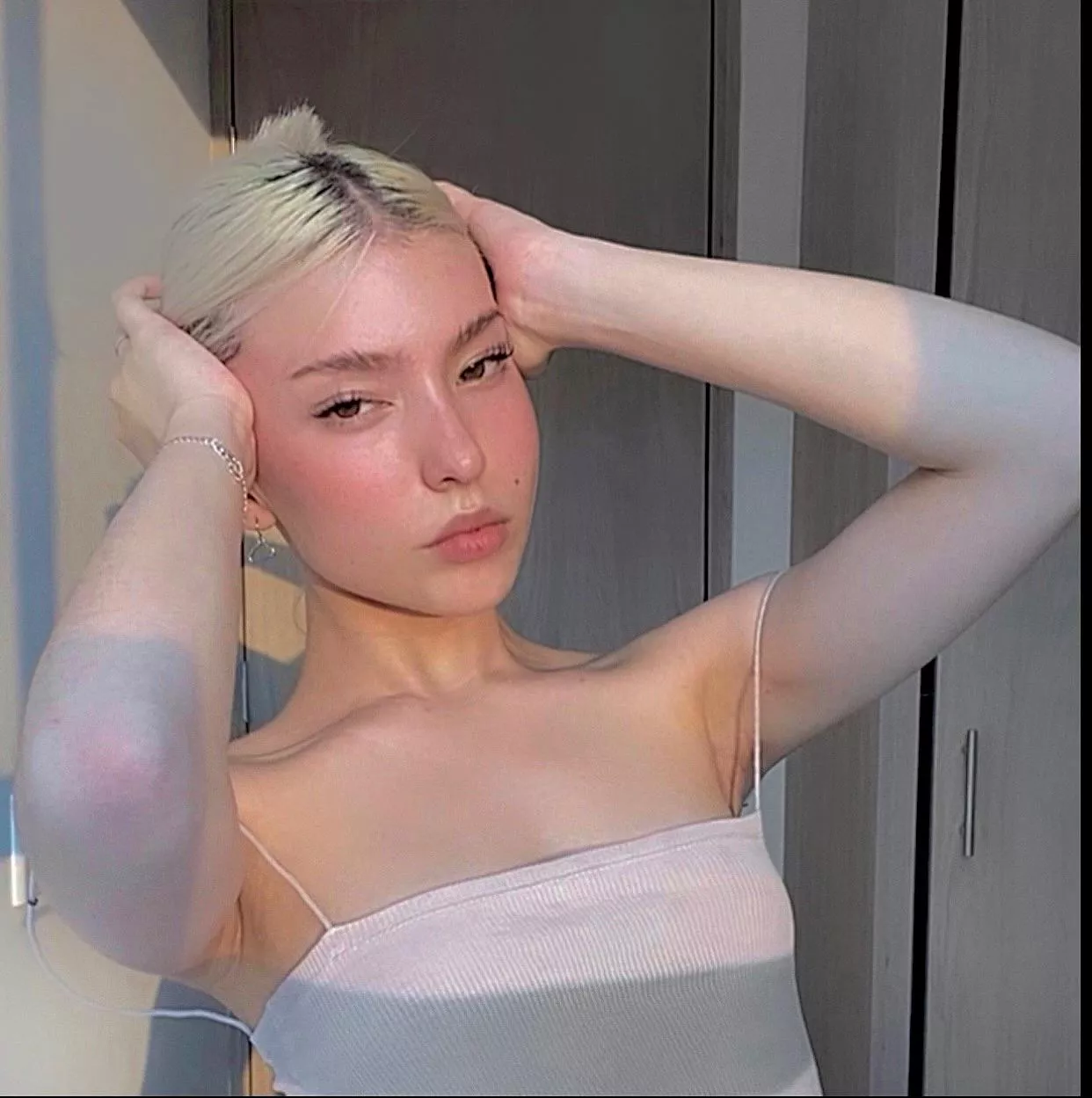 Your 5 flat blonde fuckdoll needs her holes filling ...