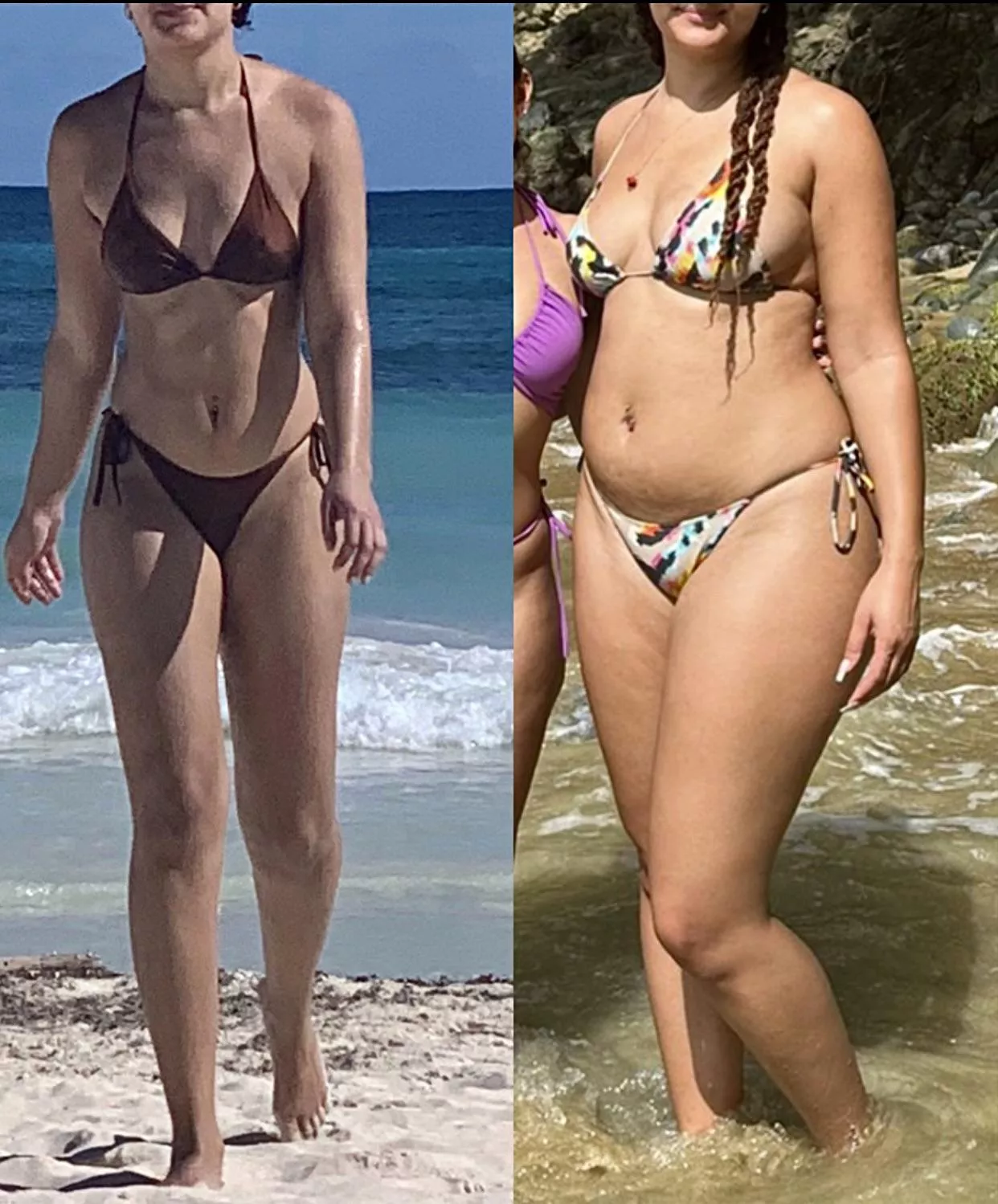 1 year of fattening 🐷🐷 can you tell a difference?