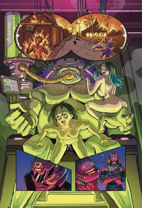 A threesome with a lot of sweat (digital) [Ronin Of Okane 2]