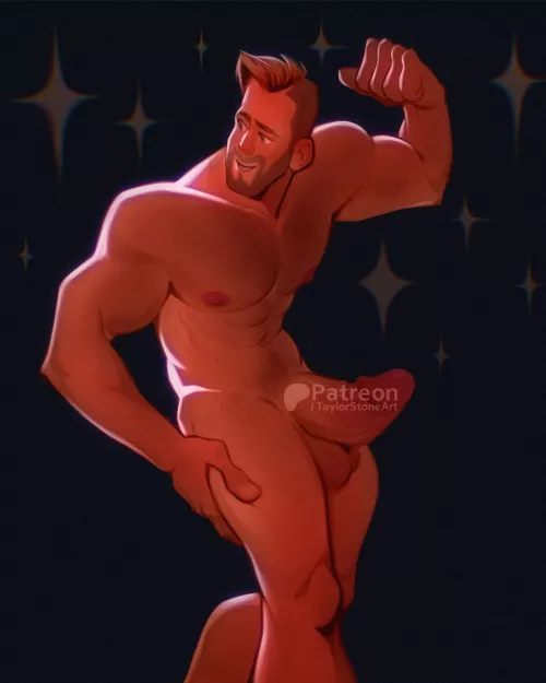 Flexing (Art by me @taylorstoneart)