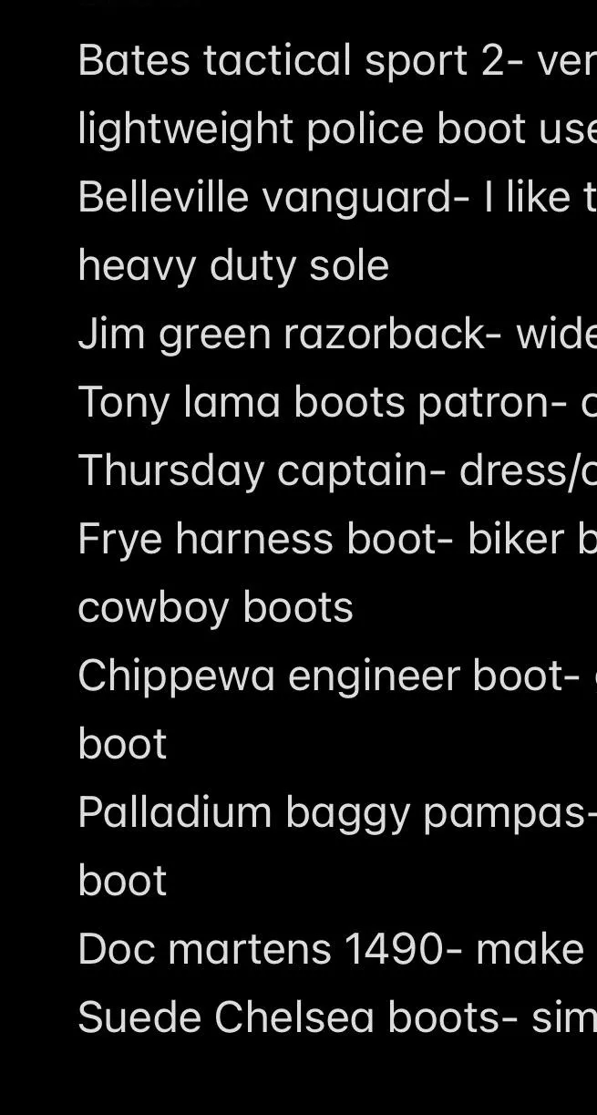 Help me narrow my list down