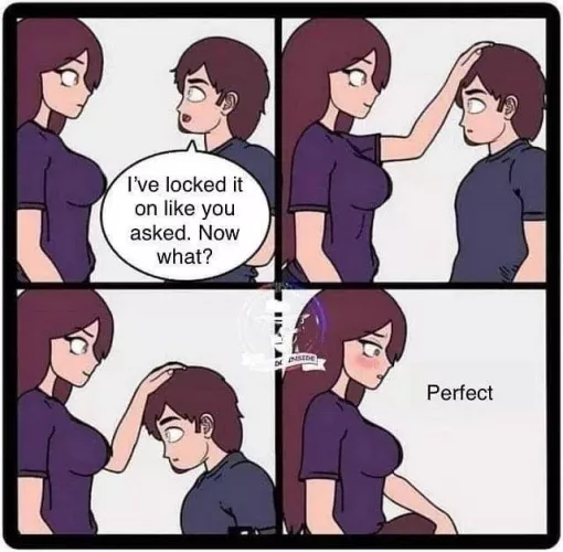 If only I could turn this fantasy into reality with my wife..... I'd be one happy man.