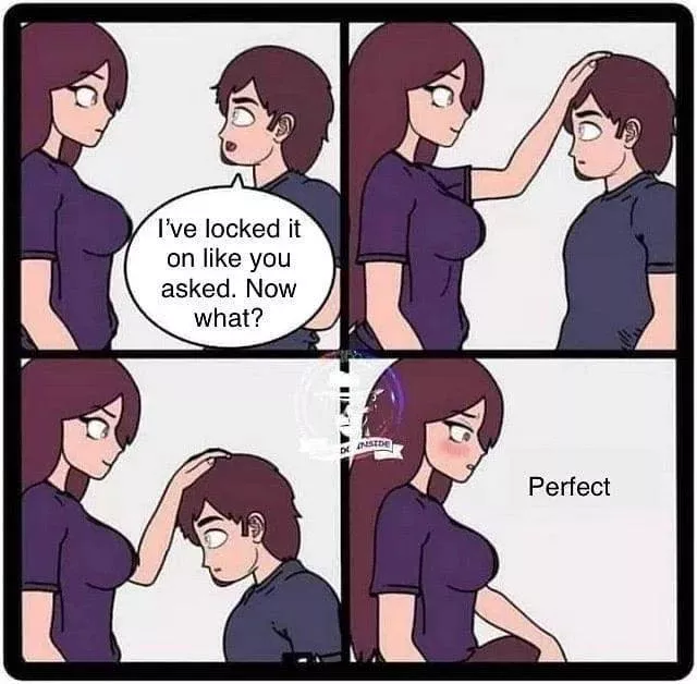 If only I could turn this fantasy into reality with my wife..... I'd be one happy man.