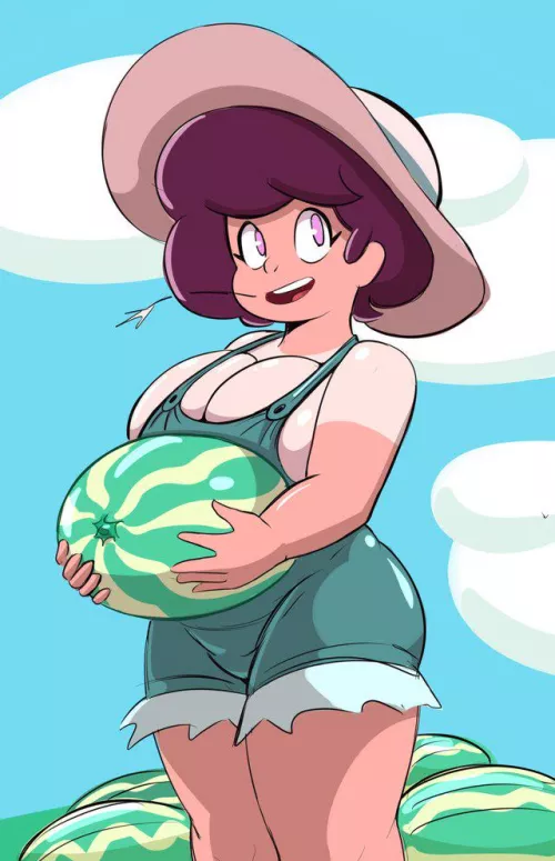 there are six watermelons in the image 🔥🔥🔥🔥