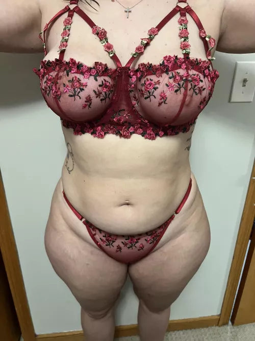 Would you fuck my wife in this lingerie?