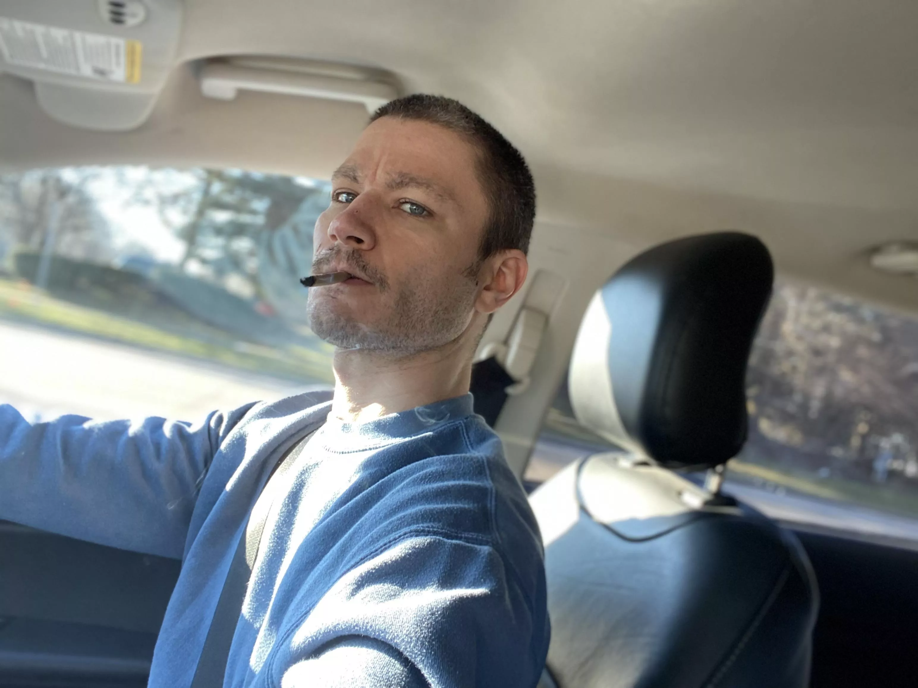 Clint Eastwood meat mugging