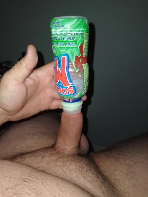 Dick won't fit in the bottle
