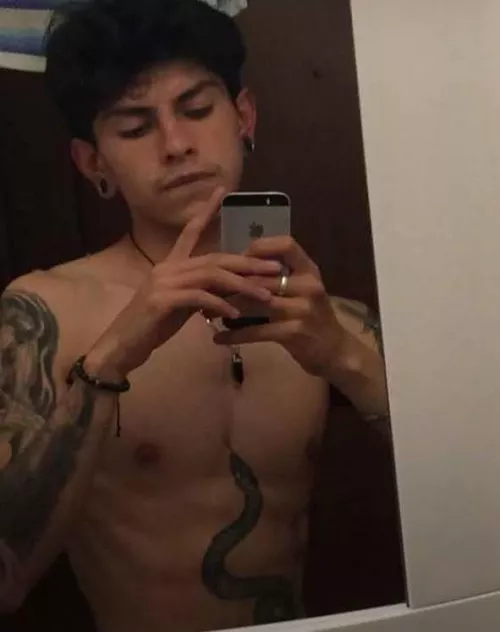 Do you like tattoos? This snake is burning