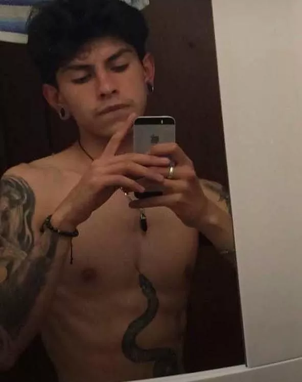 Do you like tattoos? This snake is burning