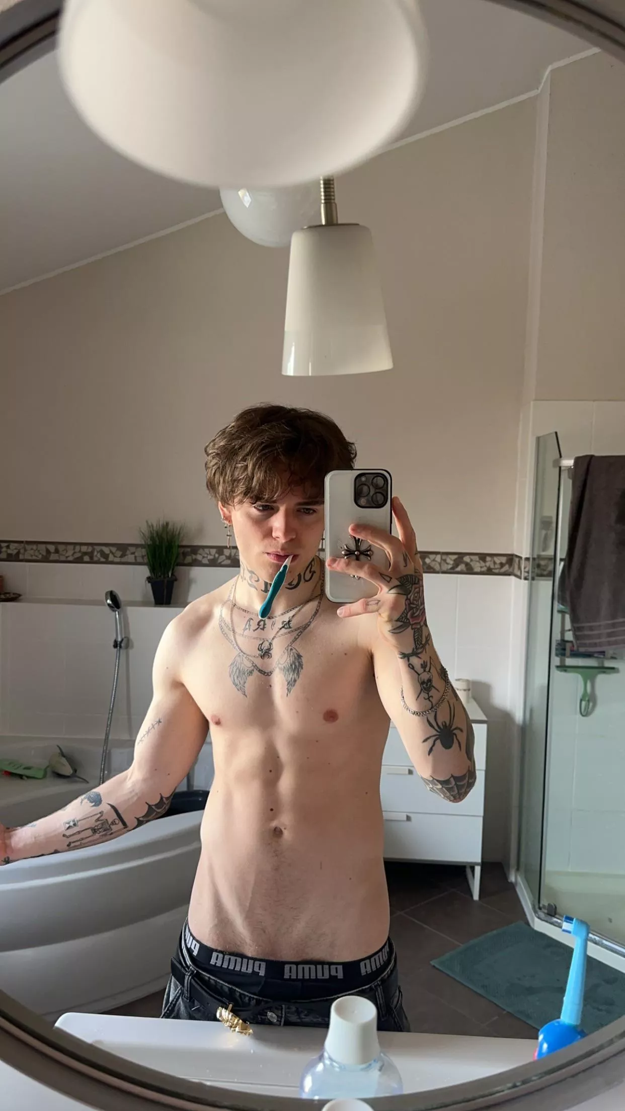 i got tattoos on many other places 😈 come and see where ;)